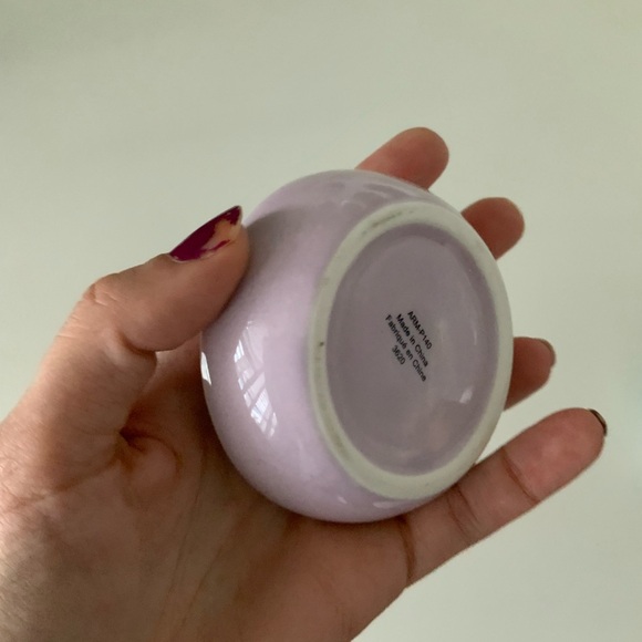 Vintage Ceramic Small Petite Trinket Dishes Heart Round Pink White Home accents - Picture 14 of 14